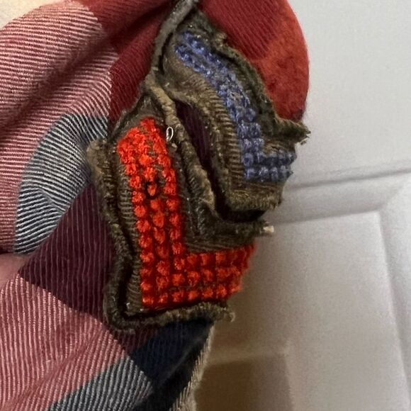 Scotch Shrunk Long Sleeve Removable Hood Button Up Plaid Sz 8 - Picture 9 of 13